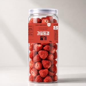 웰랩 동결건조 스트로베리